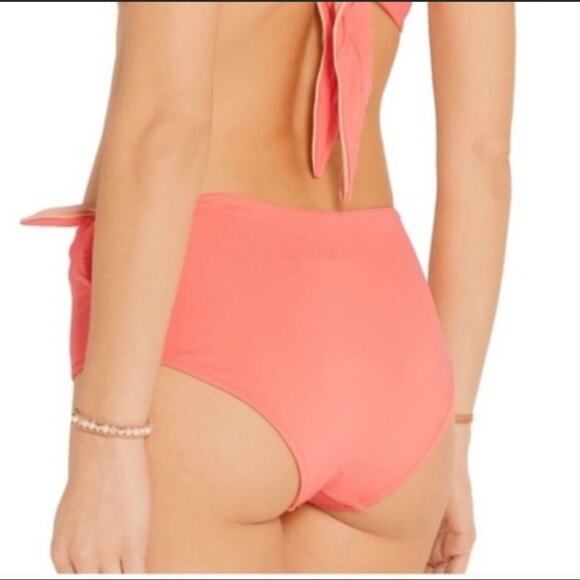 Solid & Striped The Grace Swim Bottom Coral Medium - Picture 4 of 11
